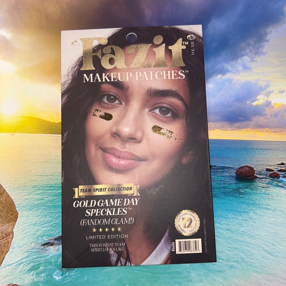 Fazit Makeup Patches Gold Game Day Specks Fandom Glam Limited Edition
